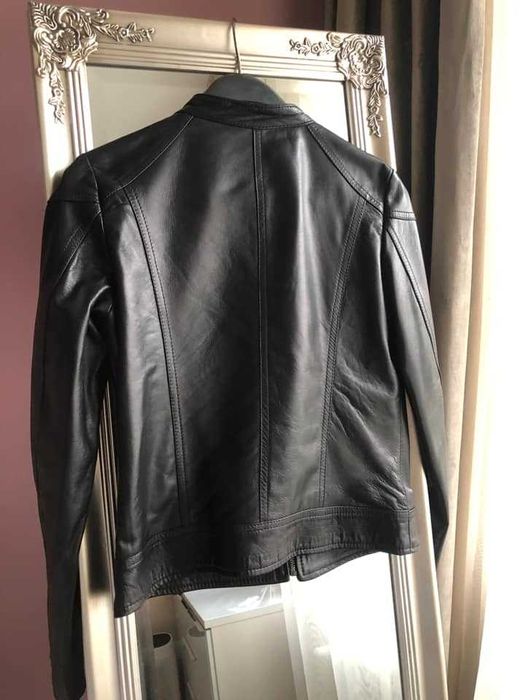 Кожено яке от естествена телешка кожа