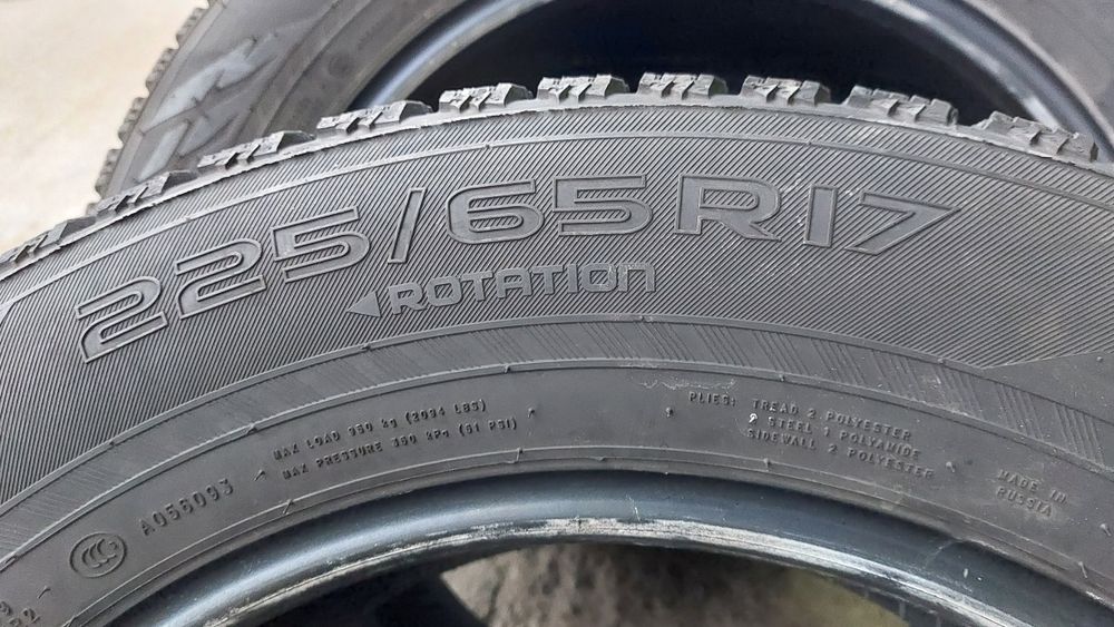 Зимни гуми 225/65/17 Nokian Tyres 4 броя