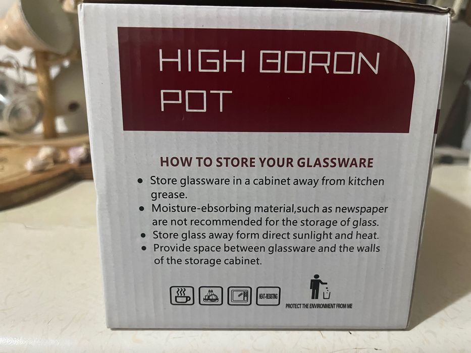 Продается стеклянный заварочный чайник Red Cherry новый в упаковке