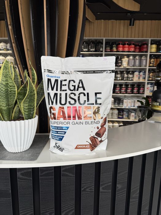 Quamtrax Mega Muscle Gainer 5.4 kg 30 servings. Гейнер.