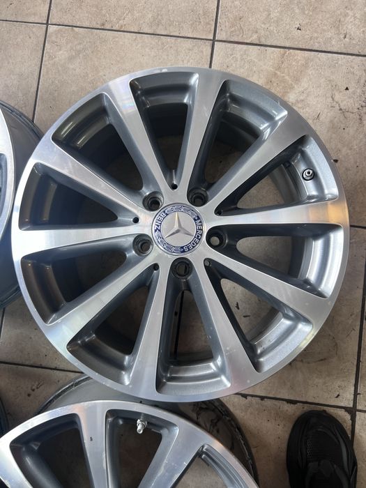 Jante Mercedes originale -senzori  -5x112 r17 - 2000 lei
