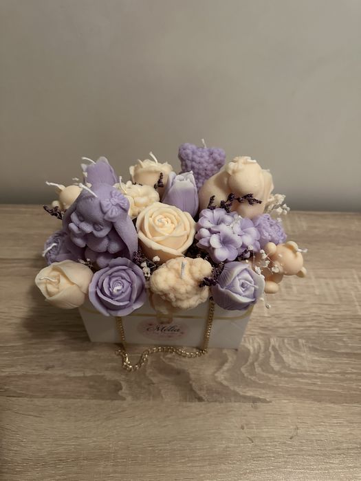 Елегантна чантичка с ароматни соеви свещи