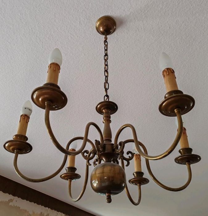 Candelabru vintage  , 6  brațe