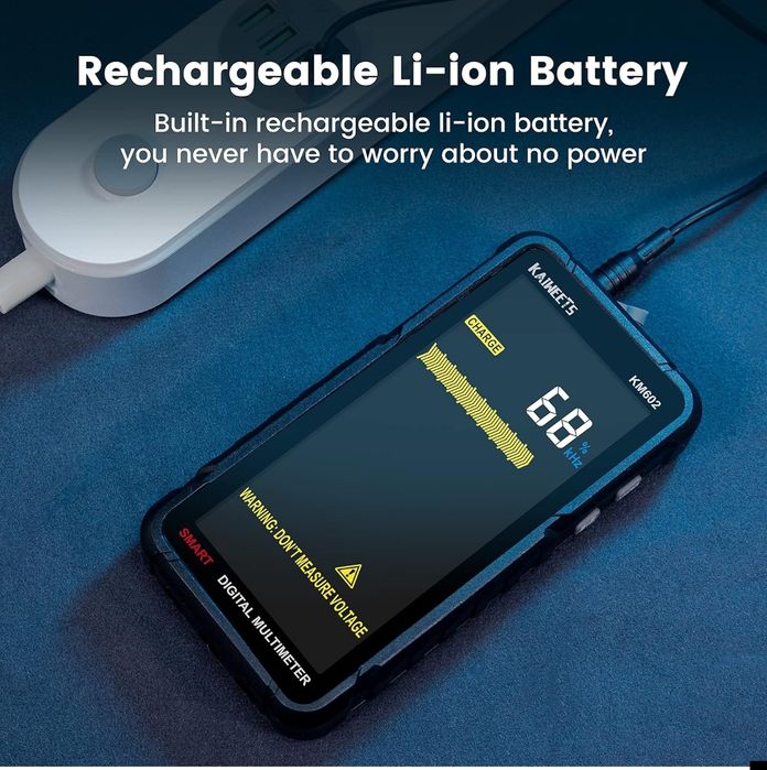 Multimetru digital Kaiweets KM602  6000 numărători True-RMS   AC/DC