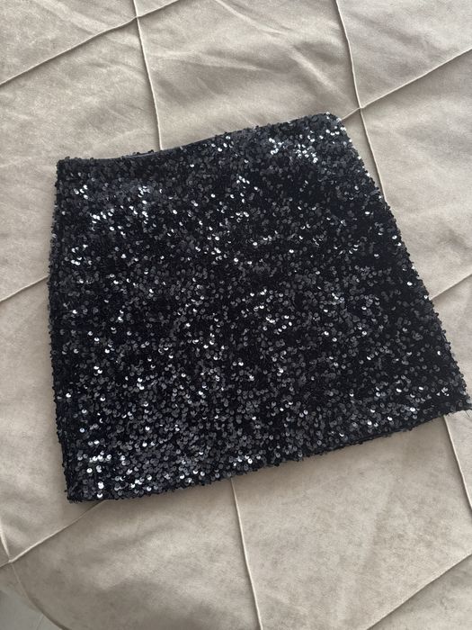 Юбка с пайетками