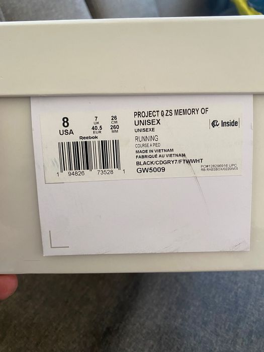 Reebok x Maison Margiela zig 3d Storm