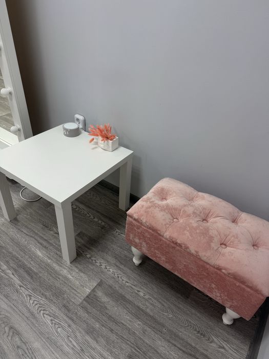 Пуфик нежно-розовый