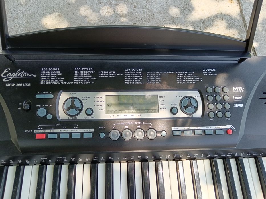 Orga, clapa, key board, Eagleton mpw 300 usb, Clifton LP6110, PlayOn