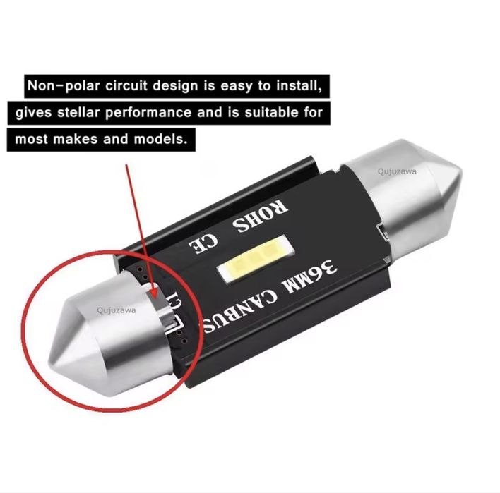 4 x C5W LED AUTO CSP 1860 Signal Lamp Canbus Bulb 36mm Festoon Light