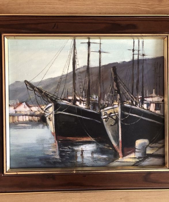 Картина Морска с лодки