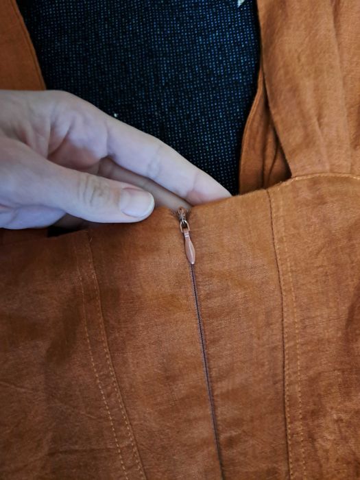 Дълга ленена рокля от марката Linennaive