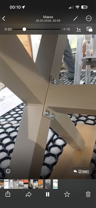 Комплект 7в1 стол и 6 стульев