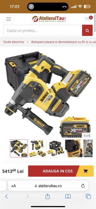 Dewalt rotopercutor nou