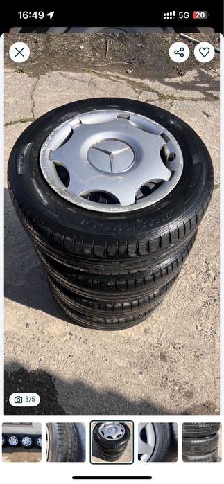 Мерседес шины с дисками летние