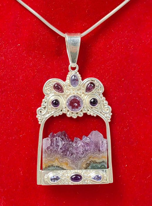 Два Уникални Сребърни Маркови Vintage Медальони SAJEN Jewely  о-в Бали