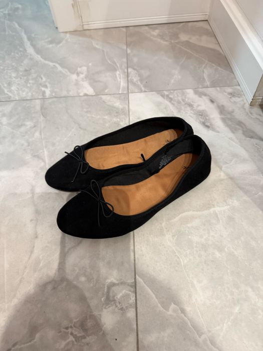 Черные женские балетки