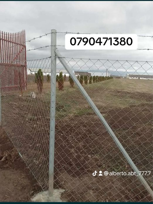 Spalieri zincati pentru vie gard mure etc