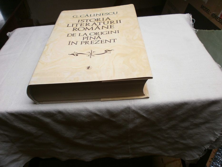istoria literaturii romane de la origini pina in prezent g calinescu