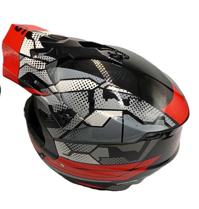 Каска Крос Мотор/Скутер/Бъги/Вело/АТВ два цвята.