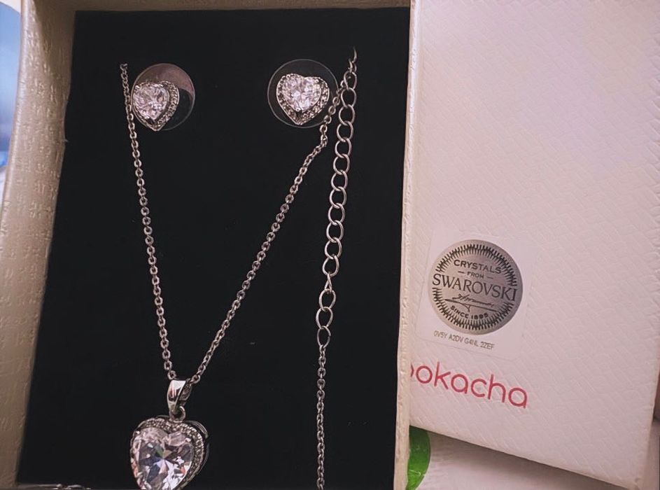 Комплект колие и обеци - Swarowski