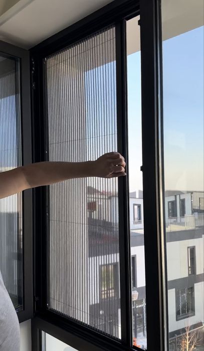 Москитные сетки плиссе раздвижные