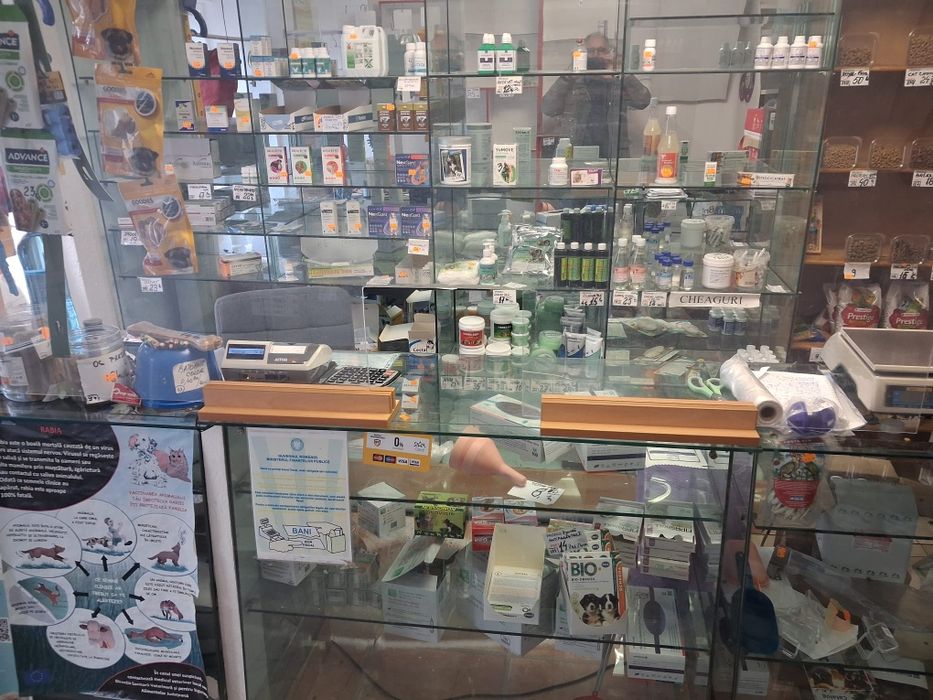 Tejghea rafturi  sticla magazin prezentare