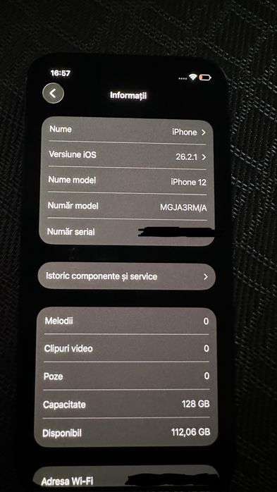 IPhone 12, 128GB, Negru