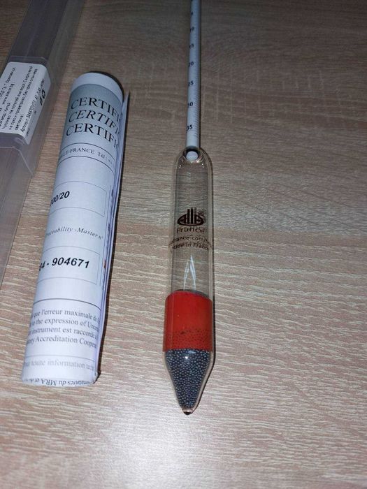 Захаромер 0 До 35% Аlla France Дължина 300мм, Brix И Balling, 20200159