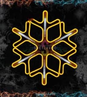 Неон снеговик