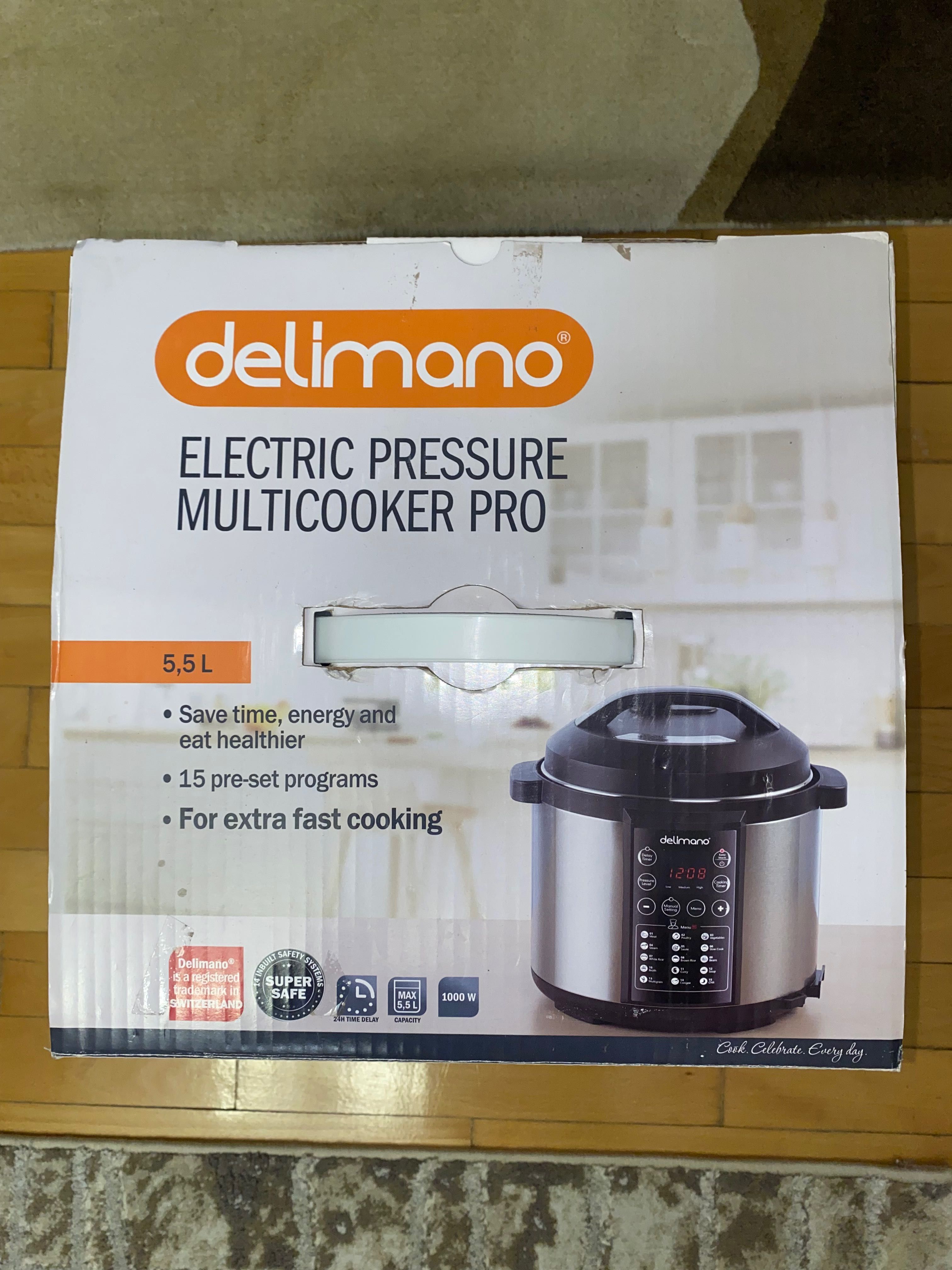 Delimano electric pressure multicooker pro OLX.bg