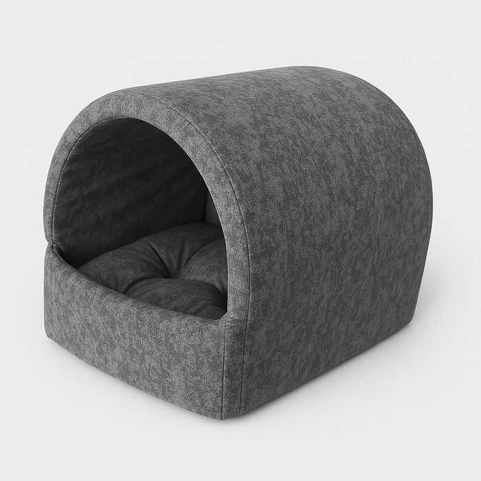 Меко легло-иглу за куче/коте NATALI (Racoon - Сиво)