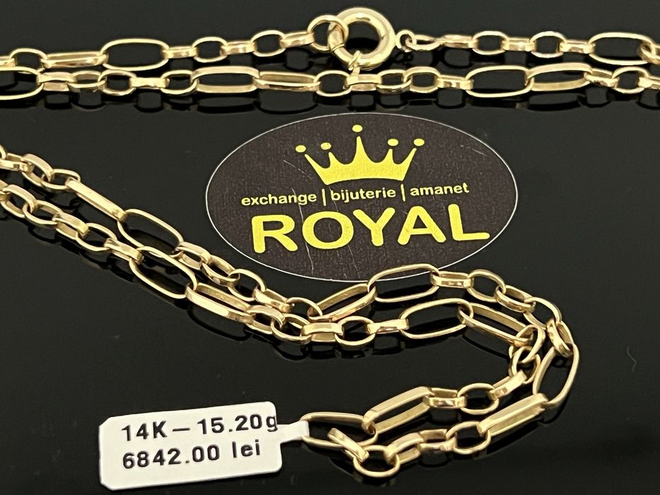 Bijuteria Royal CB : Lant aur 14k 585  15,20 gr