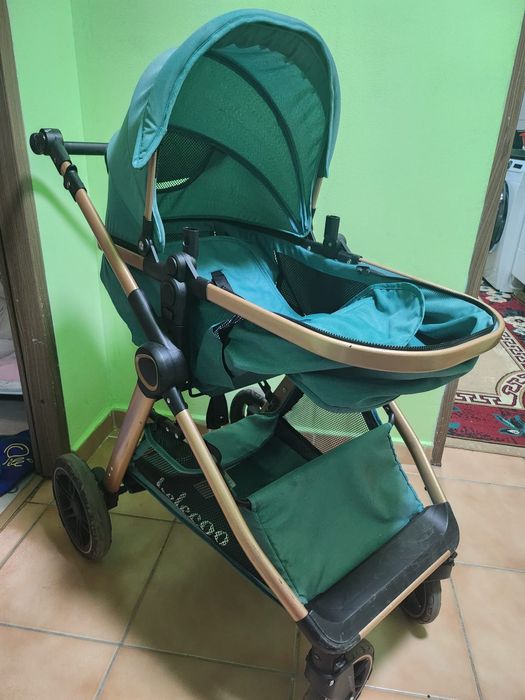 Pătuț de copii și cărucior