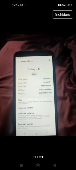 Samsung J4+ utilizat