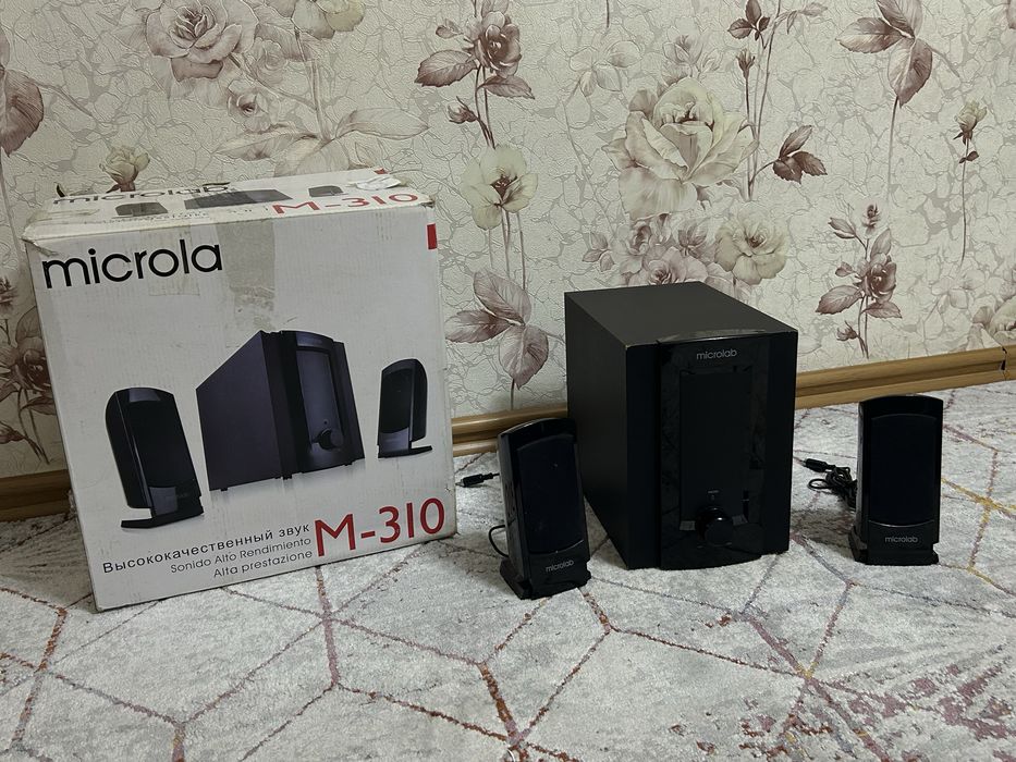 Продам колонки,сабвуфер Microlab m310