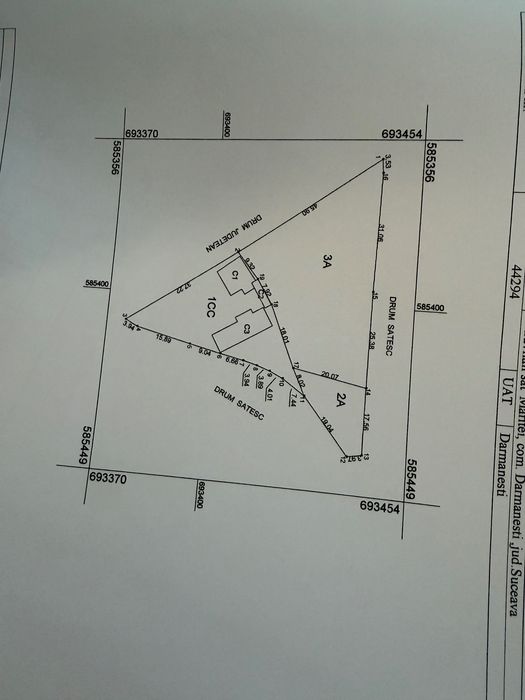 Casă+teren cu deschidere la 3 drumuri asfaltate