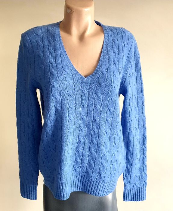 POLO Ralph Lauren Cable Wool / Knit  M  ОРИГИНАЛ! Дамски Пуловер