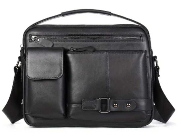 Мъжка чанта. Естествена кожа.