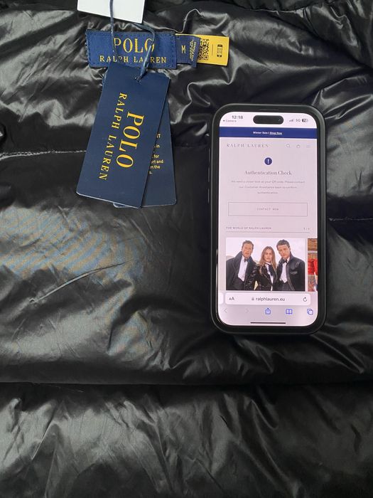 Polo Raplh Lauren Black Down / size M