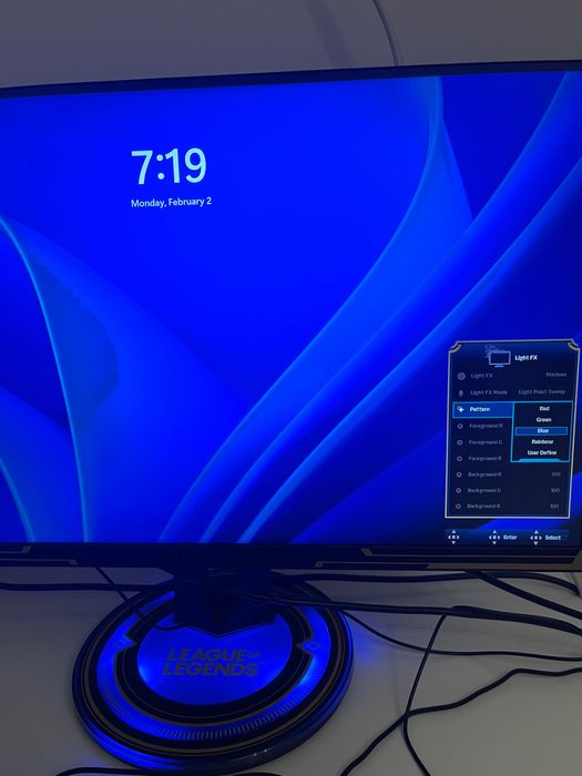 League of Legends edition gaming agon by aoc