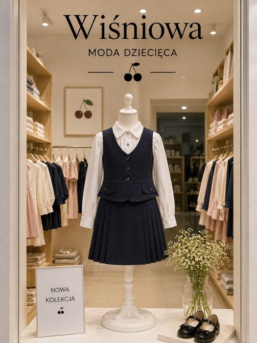 Новая. Школьная форма. Польша. Юбки, блузки, рубашки.