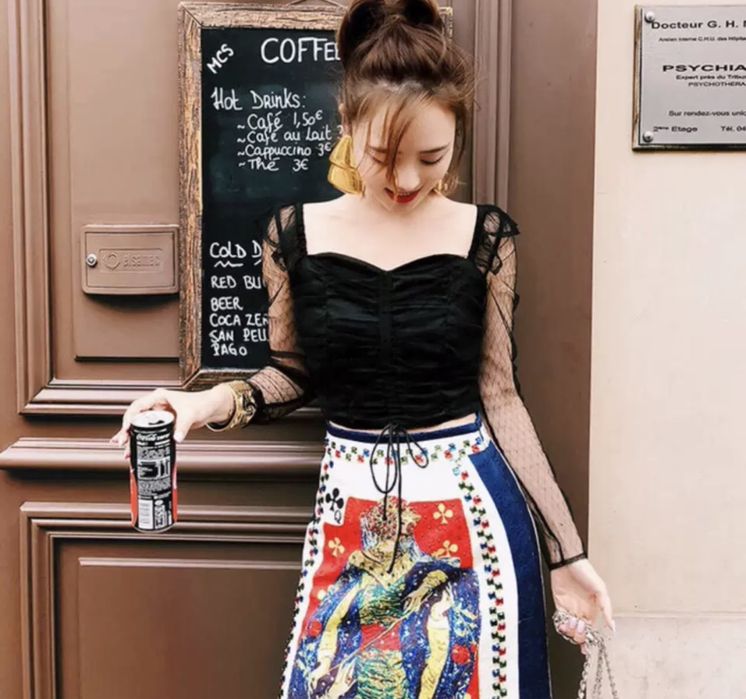 Юбка, жилетка