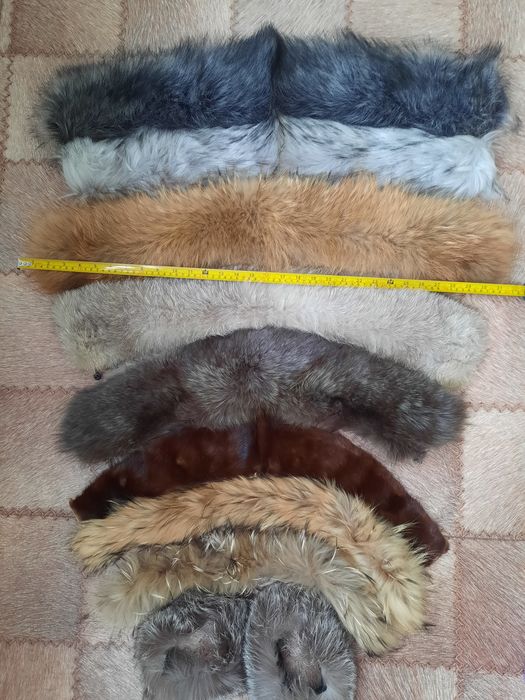 Воротник песец, норка, разные