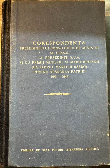Corespondența Președintelui Consiliului de Miniștri al URSS Vol. 2
