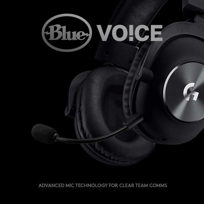Геймърски слушалки Logitech G Pro X - Blue Voice 7.1 Surround