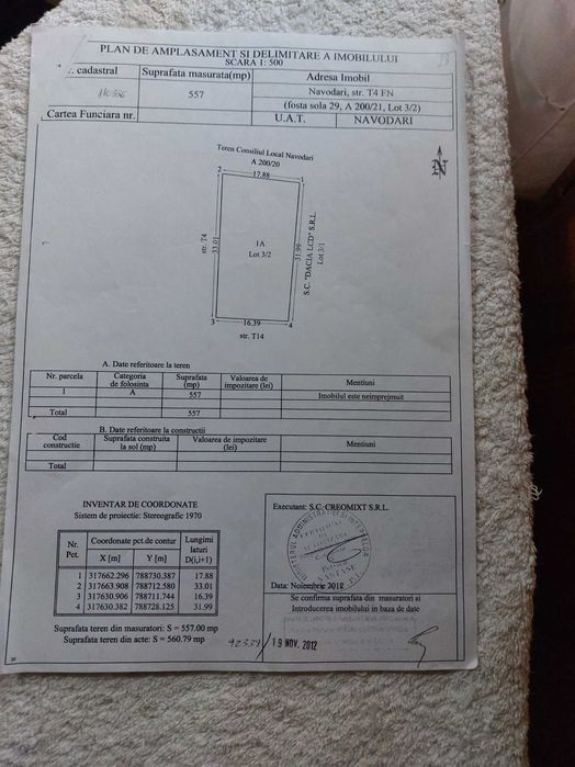 Teren de vanzare mamaia nord