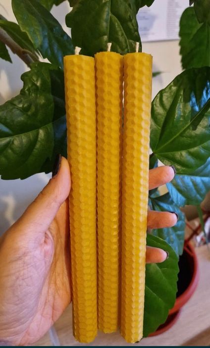 Свещи от пчелен восък