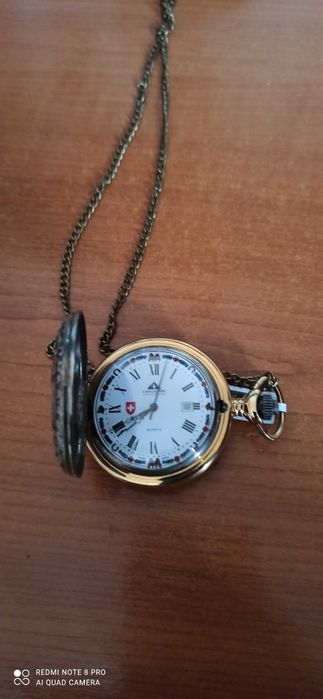 Ceas de buzunar cu lant CASAGRANDE, Made in ELVETIA