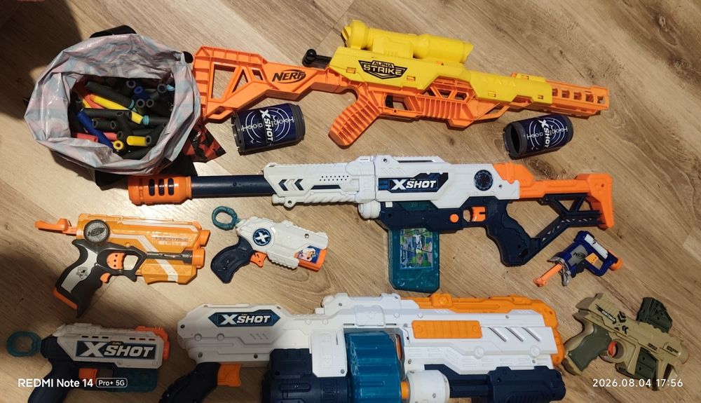 Mega Lot Nerf & X-Shot – Set Complet Distracție!
