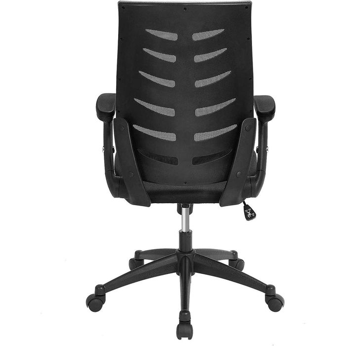 НАРУШЕНА ОПАКОВКА Стол с масивна конструкция R003-SONGMICS OBN54BK